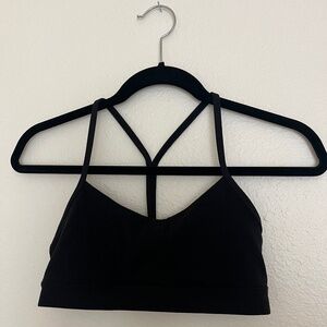 Lululemon Flow Y Bra Nulu Light Support, A–C Cups, Black